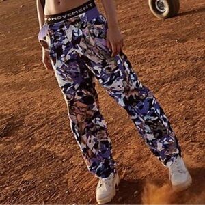 Free People Blue and Black Camo Joggers